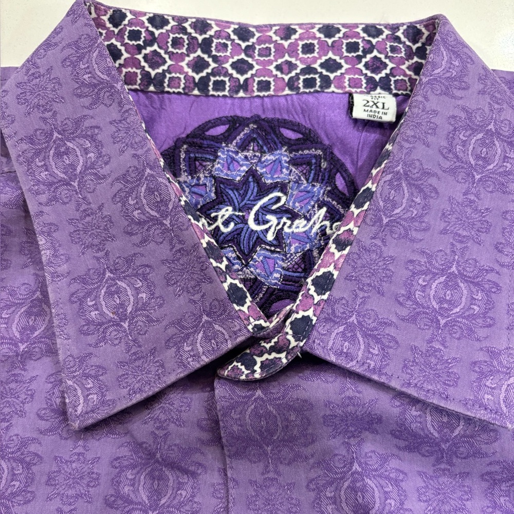 Robert Graham men’s short sleeved button down